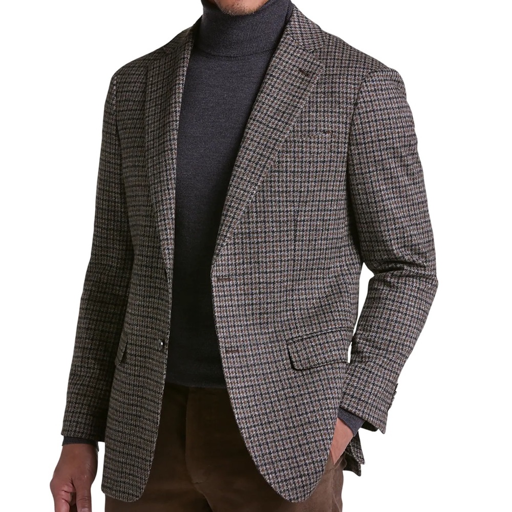 Tommy Hilfiger blazer coat wool plaid